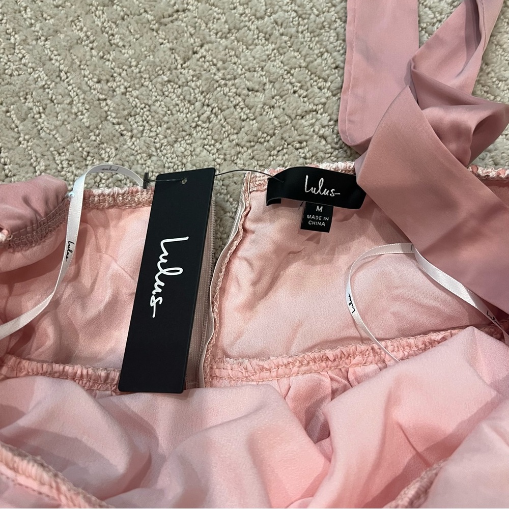Lulus Pink Floral Mini Dress - Picture 4 of 5